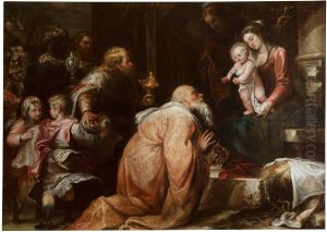Adoracion de los Reyes Magos by Francisco Rizi