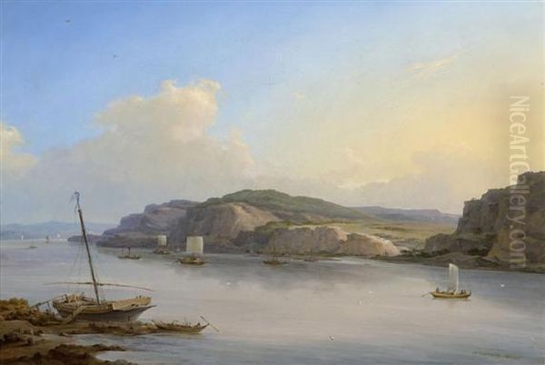 View Over The Volga With Ships - view 1