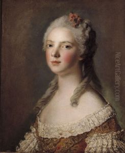 Portrait de Marie-Adelaide de France, fille de Louis XV, dite Madame Adelaide