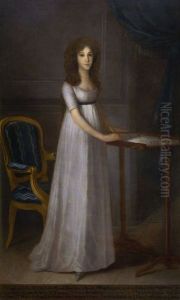 Portrait of Josefa Manuela Tellez-Giron, Marquis de Marguini by Agustin Esteve