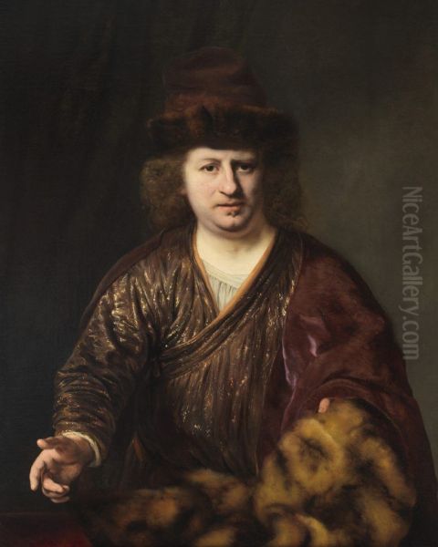 Man with a Fur-Trimmed Hat - view 1
