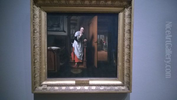 Lovers with a Woman Listening - view 1