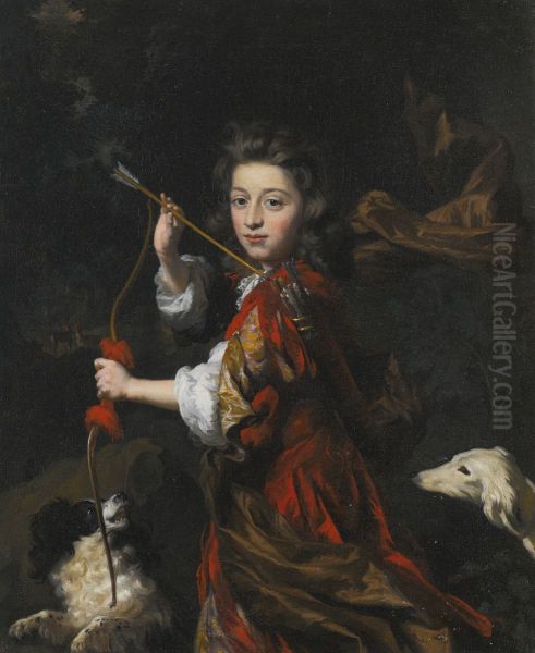 Portrait of an unknown boy as a hunter - view 1