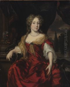 Portrait of an unknown woman by Nicolaes Maes