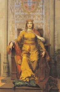 Queen D. Leonor by Jose Malhoa