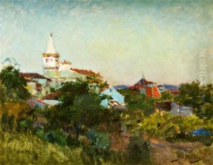 Landscape of Figueiro by Jose Malhoa