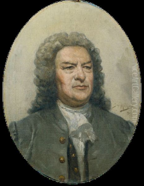 Portrait of J. S. Bach - view 1