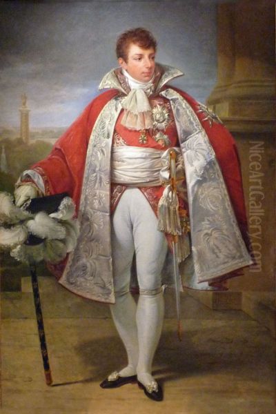 Portrait du marechal Duroc, duc de Frioul, Grand Marechal du Palais de S.M. l'Empereur Napoleon 1er. En costume pour la ceremonie du sacre. - view 1