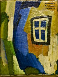 Blue window by Amadeo De Souza Cardoso
