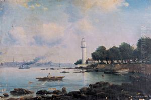 Lighthouse at Fener by Garabet Yazmaciyan