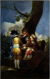 Ninos del carreton. by Francisco Goya Fuendetodos