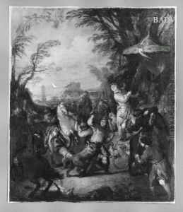 Lowenjagd (indische Jagd) by Jean-Baptiste Pater