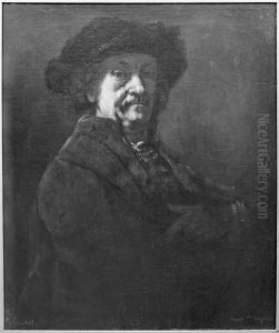 Portrait de Rembrandt by Gustave Courbet