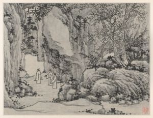 The Sword Spring, Tiger Hill, from Twelve Views of Tiger Hill, Suzhou by Shen Zhou