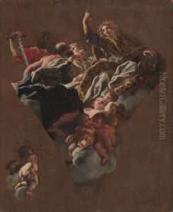 Sketch for "The Four Prophets of Israel" (for Il Gesu, Rome)