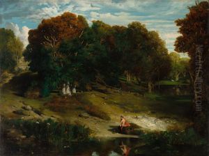 In the Forest by Celestin Nanteuil