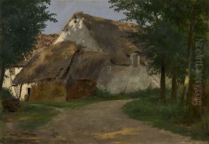The Farm at the Entrance of the Wood by Rosa Bonheur