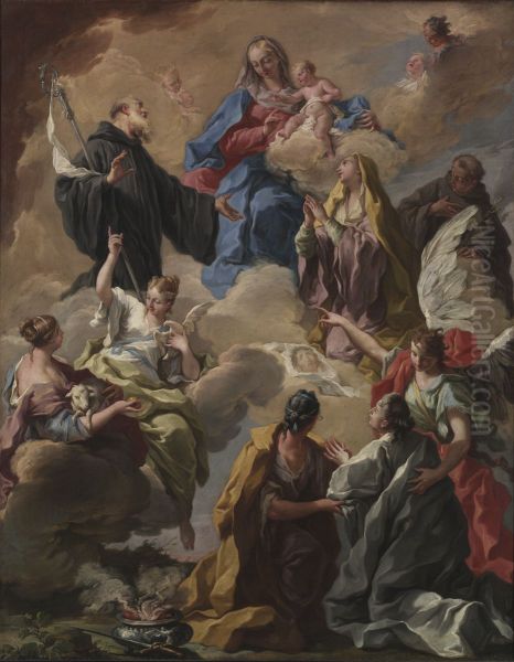 Saints Presenting a Devout Woman to the Virgin and Child - view 1