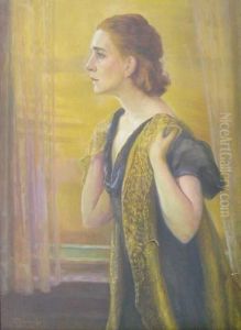 Lady In Interior by Emma Richardson Cherry