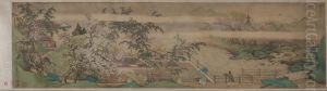 Cleansing Medicinal Herbs in the Stream on a Spring Day by Yu Zhiding