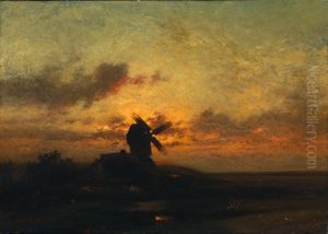 The Windmill by Jules Dupre
