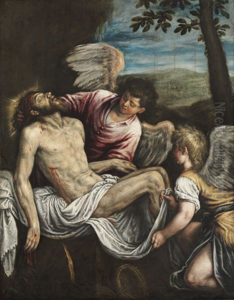 The Dead Christ with Angels - view 1