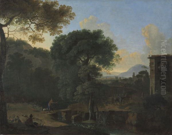 Landscape with Travelers - view 1