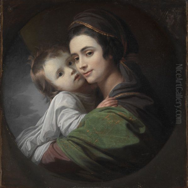 Elizabeth Shewell West and Her Son, Raphael - view 1