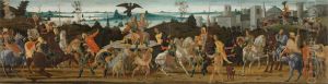 Tarquinius Priscus Entering Rome by Jacopo da Sellaio