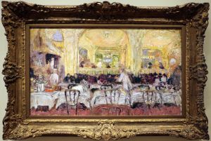 Cafe Wepler by Jean-Edouard Vuillard