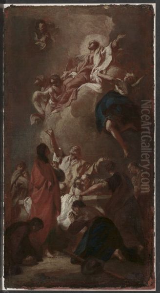 Sketch for "The Assumption of the Virgin" (for St. James, Zbraslav, near Prague)? - view 1