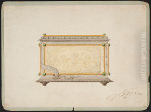 drawing by Philippe Wolfers , KBS-FRB, D2017.023.019.004 by Philippe Wolfers