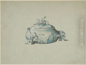 drawing by Philippe Wolfers , KBS-FRB, D2017.023.019.032 by Philippe Wolfers