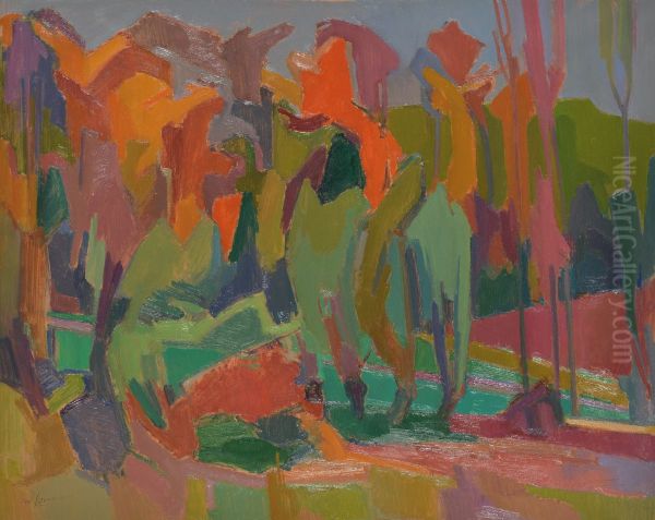 Bos van Kasteel Neercanne (abstractie) - view 1