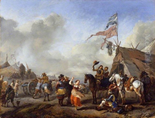 A Camp Scene - view 1