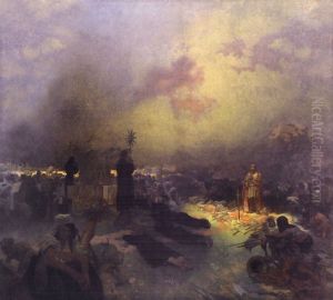 Po bitve na Vitkove by Alphonse Mucha