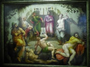Plato's Cave by Michiel Coxie