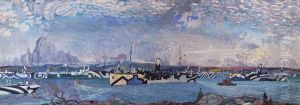 Convoy in Bedford Basin by Arthur Lismer
