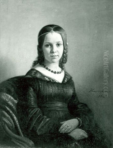 Portrait of Emilie Preyer (circa 1825-1905) Portrait of Emilie Preyer (circa 1825-1905)