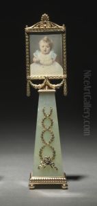 Portrait of Grand Duchess Olga by Peter Carl Faberge
