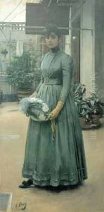 Portrait of Elisa Casas by Ramon Casas