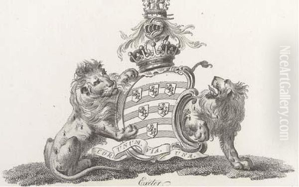 The English Peerage: Eight Plates - view 1
