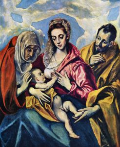 The Holy Family by El Greco