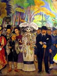 Sueno de una Tarde Dominical en la Alameda Central by Diego Rivera