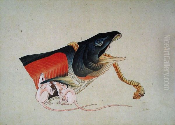 Rat and salmon - view 1
