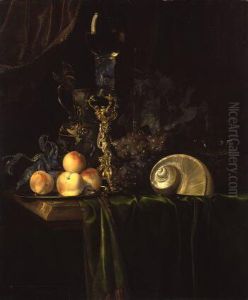 Stilleben mit Prunkgefassen und Fruchten Stilleben mit Prunkgefassen und Fruchten