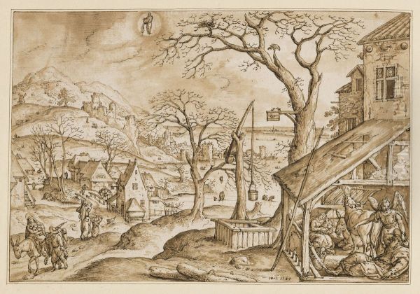 Januar - Der Engel warnt Josef nach Agypten zu fluchten - view 1