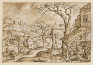 Januar - Der Engel warnt Josef nach Agypten zu fluchten Januar - Der Engel warnt Josef nach Agypten zu fluchten
