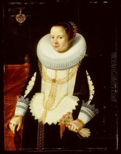 Portrait of Gertrud Kiever (Kyver), wife of Peter Ostermann Portrait of Gertrud Kiever (Kyver), wife of Peter Ostermann