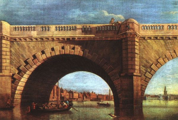 Part of Old Westminster Bridge - view 1